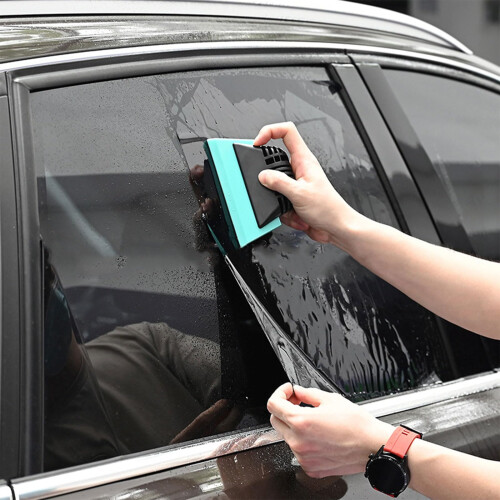 Car Wrap Squeegee Silicone Window Tint Scraper with ScratchSafe Edge and Bubble Application 2