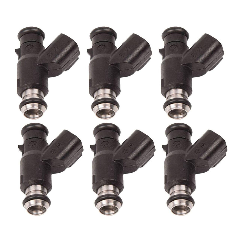 6Pcs Fuel Injector Set 353103C000 Direct Fit Oem Replacement For Hyundai Sonata Azera Elantra 9045646490045
