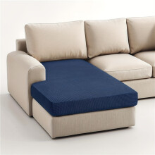 (Dark Blue [Artificial Jade Grain Jacquard Velvet], L-shape Size Range (length 160-190cm Width 90-110cm)) All-season Cushion Cover