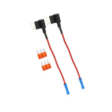 Fuse Tap AddACircuit Adapter 12V Micro3 Blade Dual Fuse Holder for Dash Cam or GPS Dual Circuit Protection