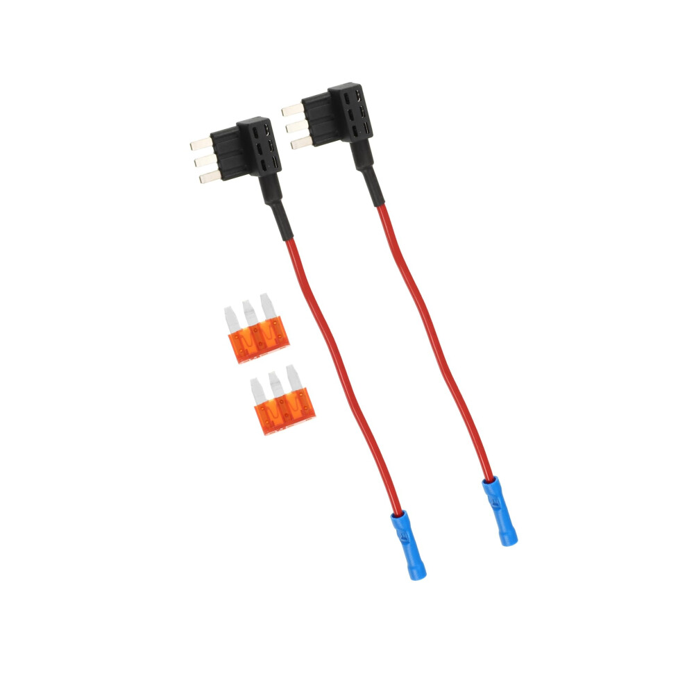 Fuse Tap Addacircuit Adapter 12V Micro3 Blade Dual Fuse Holder For Dash Cam Or Gps Dual Circuit Protection 9351714699426