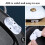 4pcs Mini Self Adhesive Caster Wheels for Trash Can Storage Boxes 360 Smooth Silent Rolling 5