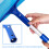 Pool Skimmer and Leaf Rake with 4ft Adjustable Telescopic Pole, Deep Bag Fine Mesh Net, Sturdy Frame 4