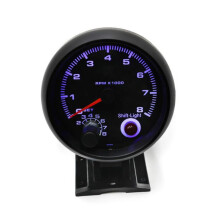 Universal Car Tachometer Gauge 4 6 8 Cylinder Accuracy RPM Gauge with White Light Display