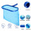 Pool Skimmer and Leaf Rake with 4ft Adjustable Telescopic Pole, Deep Bag Fine Mesh Net, Sturdy Frame 5