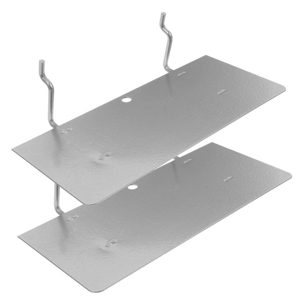 2Pcs Pegboard Shelf Brackets Heavy Duty Metal Pegboard Accessories For Garage And Craft Room 9351714695145