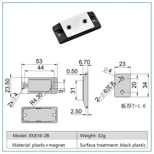 Aluminum Gate Hinge Lightweight Durable Support with Smooth Pivoting Action for DIY Outdoor Projects 1