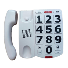 Teléfono fijo compatible con personas mayores con botones grandes - Teléfono fijo compatible con personas mayores con botones grandes