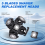 5D Head Shaver Replacement Blades, Replacement Heads Compatible for Freebird Head 3 Pack 2