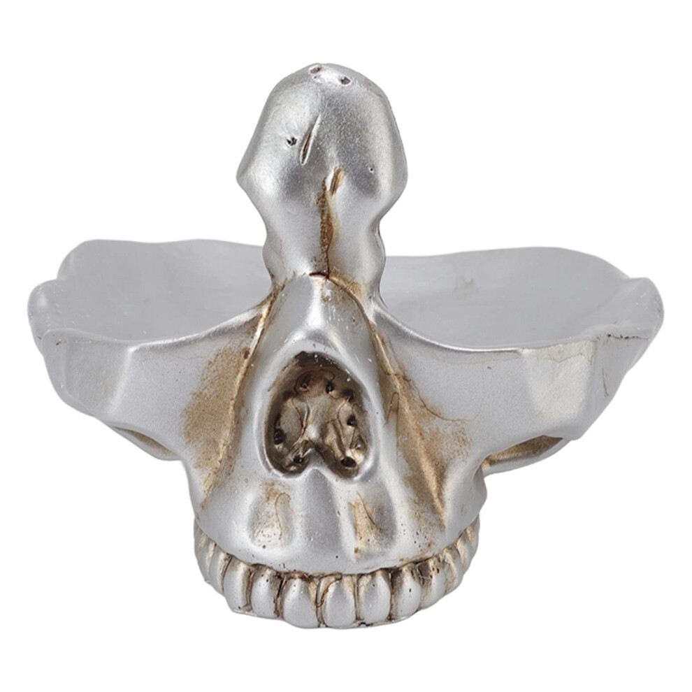 Skull Glasses Holder Resin Eyeglass Stand with Decorative Skull Design for Desk and Sunglasses Display