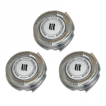 3 cuchillas de repuesto para afeitadoras, compatibles con Philips No-relco R-azor HQ8 Dual-Precision
