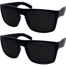 Paquete de 2 gafas de sol polarizadas XL para hombre con montura ancha - Ajuste para cabeza grande