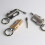 Permanent Match Flint Fire Starter Keychain Lighter with LED Flashlight Waterproof Survival Camping 4
