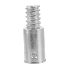 Threaded Pole Adapter Aluminum Alloy Broom Handle Tip Durable Corrosion‑Resistant Connector for Mop and Cleaning Tools
