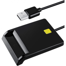 Lector de tarjetas CAC militar, lector CAC, lector de tarjetas inteligentes DOD militar USB de acceso común CAC, compatible con Windows, Mac