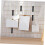 24pcs Heavy Duty Plastic Pegboard Hooks for Kitchen Garage Wall Storage Organizer 4