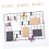 24pcs Heavy Duty Plastic Pegboard Hooks for Kitchen Garage Wall Storage Organizer 5
