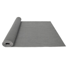 3x10Ft Grey Non Slip PVC Floor Mat Roll for Bathroom Kitchen Pool Washroom, Easy Clean Low Profile Design