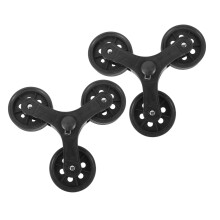 Stair Climbing Cart Wheels Heavy Duty Triangle Caster Wheels for Grocery Trolley Replacement