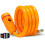 Heavy Duty Bike Cable Lock with AntiTheft Blade Core and Mounting Bracket, Waterproof 120cm Orange 1