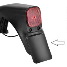 Verzekeringskentekenplaathouder compatibel met de reflecterende achterkentekenplaathouder van kunststof, accessoire voor de MAX G3 elektr