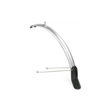 Protetor de lama traseiro Scatto Eurofender - Cinza - 28 polegadas - Largura 51mm - Material plástico