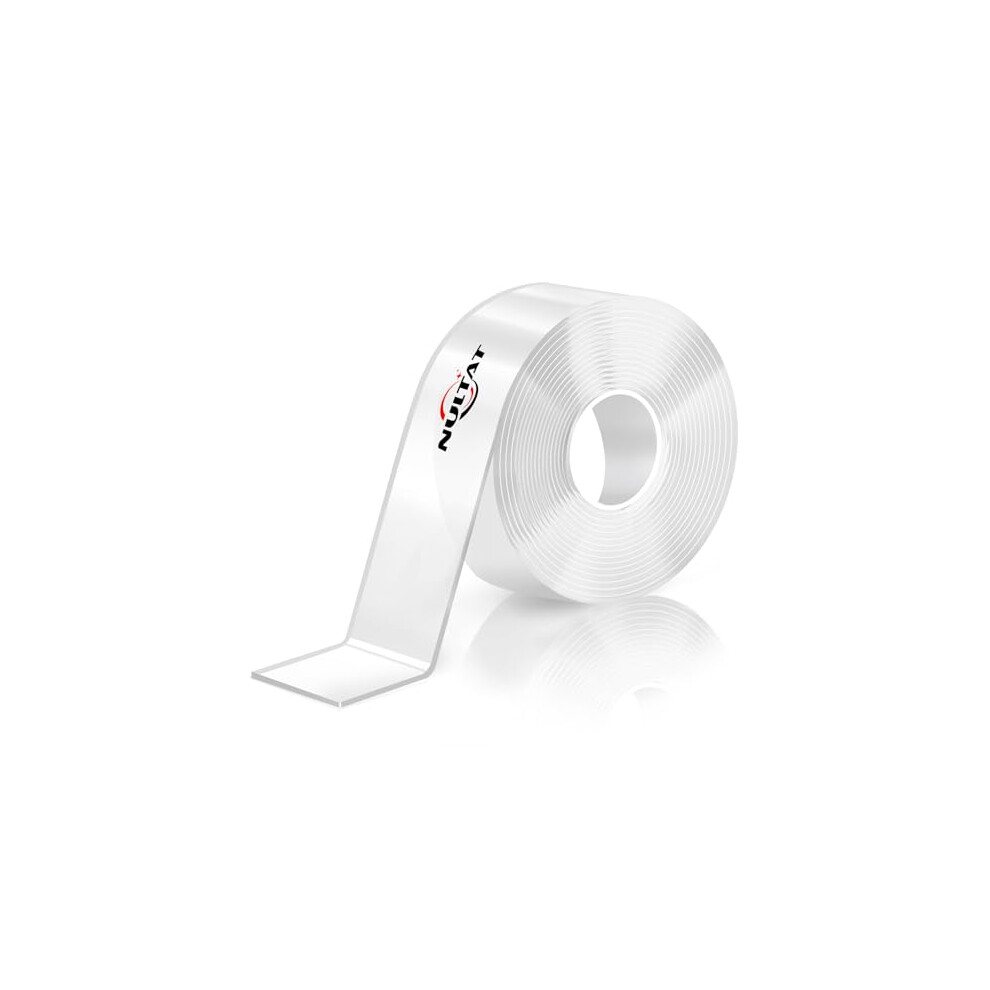 Clear Nano Double Sided Tape Heavy Duty 10Ft For Walls, Washable Reusable Strong Adhesive Mounting Tape For Pictures And Carpets 9045646492285