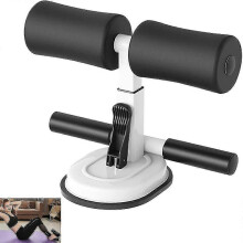 Portable Floor Sit-up Bar, Adjustable Self-priming Sit-up Assist, Fitness Two-row Sit-up Foot Stand for Home Workouts