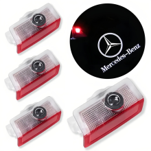 4 kpl LED-yhteensopiva Mercedes Benzin ovivalo logoprojektorivalo