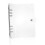 A5 Binder Notebook with Transparent Protective Cover, Durable Aluminium Rings, Compact Organizer for Students 1