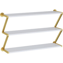 120cm Wall Mounted Metal Shoe Rack with Display Shelf, HeavyDuty Waterproof Storage for Boutique and Entryway