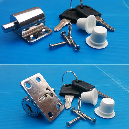 Sliding Window Lock Aluminum Security Limit Lock for Sliding Doors and Windows Silver Child Safety Design 2