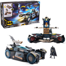 DC Batman, Ultimate Transforming Batmobile Playset, 2-in-1 Batman Playset with Exclusive Figure and Glider