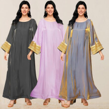 (Violet, XL) Luxurious Gold Sequin Maxi Dress Plus Size Party Evening Gown Elegant Slimming