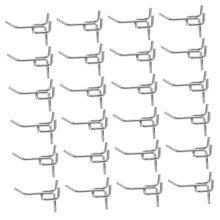 50Pcs Heavy Duty Metal Pegboard Hooks for Garage Tool Storage and Workshop Wall Organization