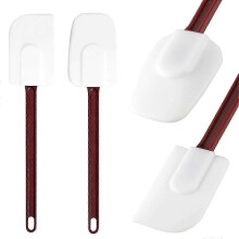 Heavy Duty Silicone Spatula & Spoonula Set, High Heat Resistant Kitchen Utensils