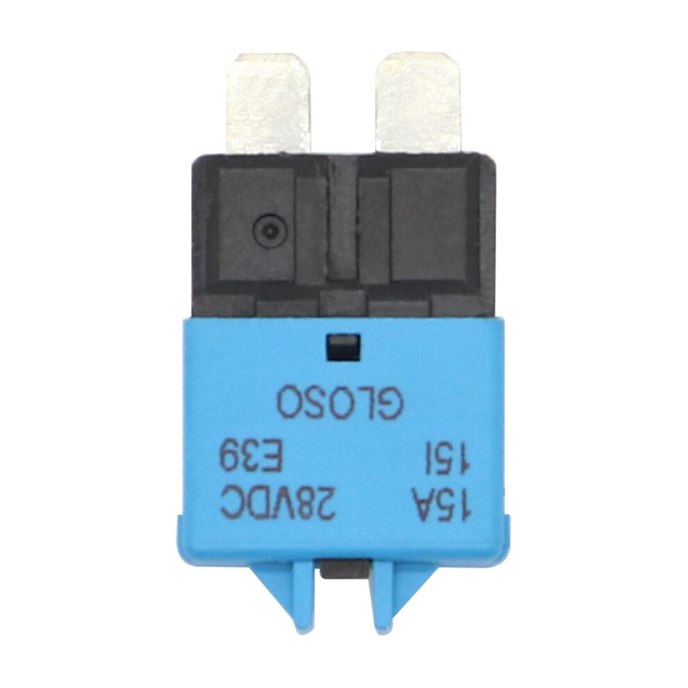 15A Resettable Automotive Circuit Breaker Blade Fuse With Manual Reset Protection 28V Dc For Car Boat Marine 9351714702904