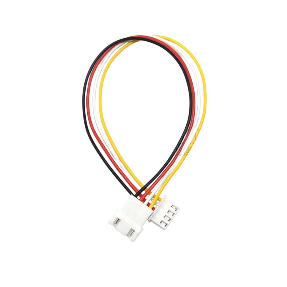 4 Pin 2.54Mm Male To Female Extension Cable 20Cm 5 Pack, Jst Compatible Jumper Wires 26Awg For Stable Signal Transfer 9351714703420