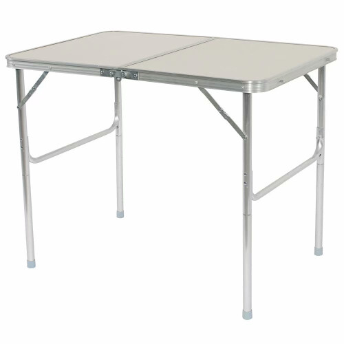 Clearance! Folding Table with Adjustable Height & Carry Handle Outdoor