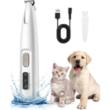 Hundklippare for Hundtassar – Tyst och Effektiv Tasstrimmer med LED-lampa