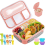 Bento Box Δοχείο Γεύματος Ενηλίκων, Δοχείο Γεύματος Bento 1300 ML με 4 διαμερίσματα για παι 1