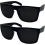 Πακέτο 2 τεμαχίων γυαλιών ηλίου XL Polarized για άνδρες με μεγάλο πλατύ σκελετό - Μεγά 1