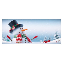 Weihnachtsbanner für Garagentore: Freude der Welt
