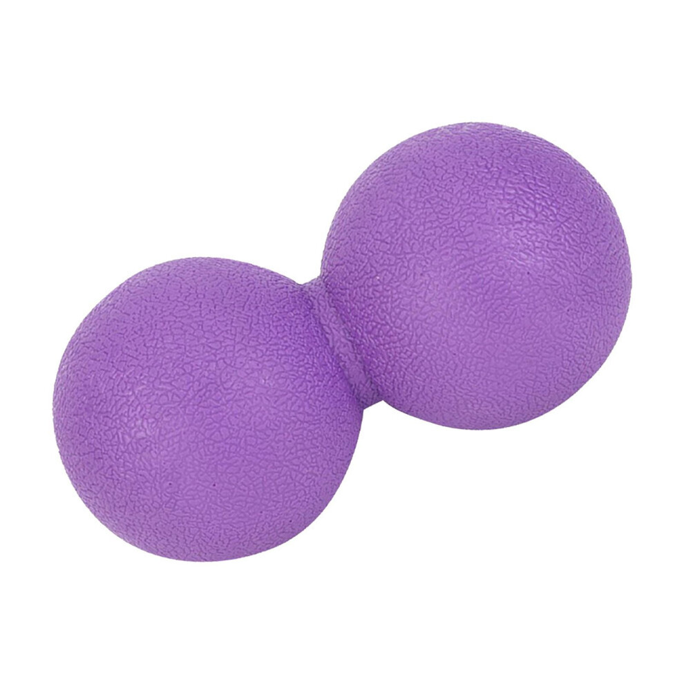 Blue/Black/Purple Hard Peanut Massage Ball Double Lacrosse Roller For Deep Tissue &