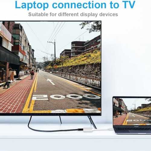 Προσαρμογέας USB C σε VGA, Thunderbolt 3 (Type-C) Αρσενικό σε Θηλυκό Προσαρμογέας VGA Συμβατό 2