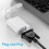Προσαρμογέας USB C σε VGA, Thunderbolt 3 (Type-C) Αρσενικό σε Θηλυκό Προσαρμογέας VGA Συμβατό 4