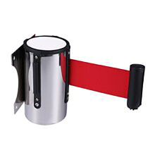 Retractable Safety Barrier Queue Belt with Weighted Stable Design for Banks Playgrounds and Exhibitions