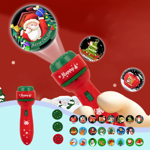Christmas Flashlight Projector for Kids 24 Images