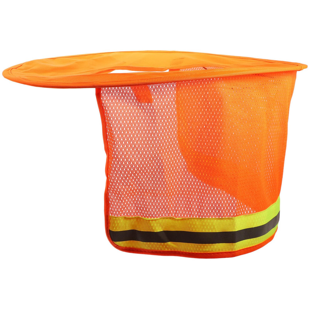 Full Brim Hard Hat Neck Shade With Reflective Band Uv Protection Sun Protector For Construction 9351714703666