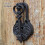 Antique Gold Cast Iron Door Knocker and Rustic Front Door Pull Handle for Barn or Garden Gate 2